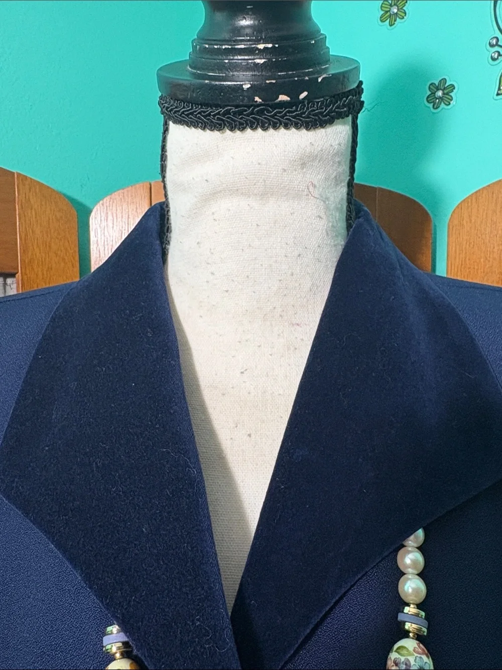 Dani Max/Lois Snyder-Vintage 2 Piece Pant Suit - Jacket & High-Waist Trousers